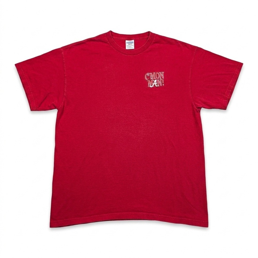 Alabama Crimson Tide 2011 Iron Bowl C'mon Man Graphic T-Shirt Red Mens XL